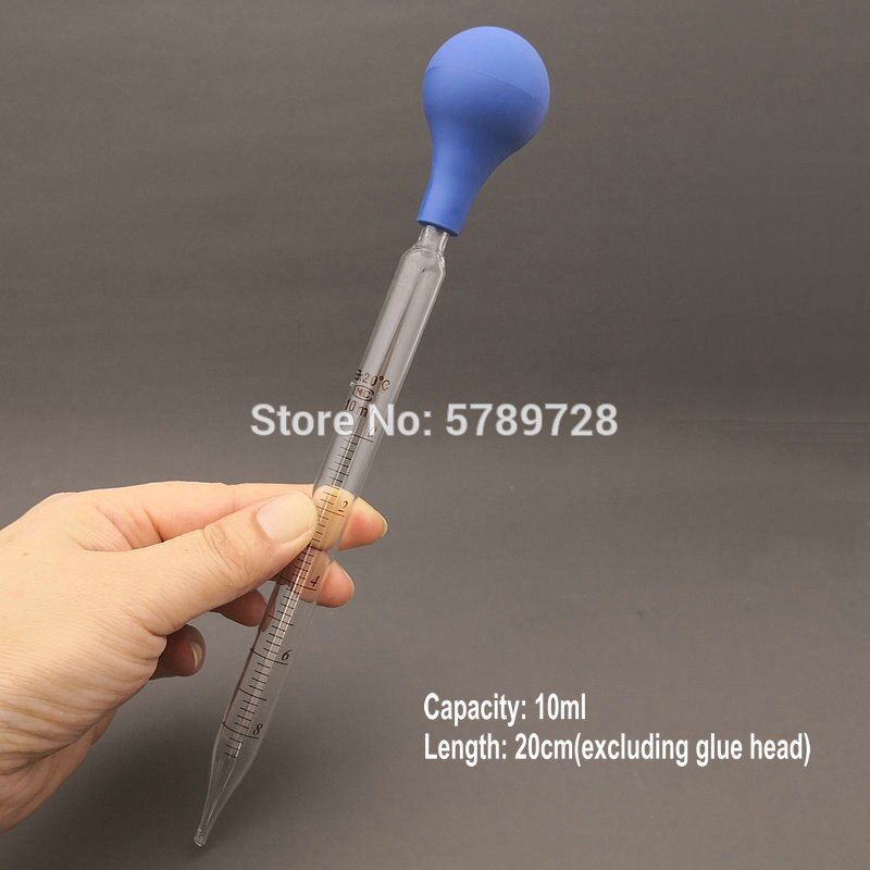 10pcs 1ml 2ml 3ml 5ml 10ml Gl Dropper With Scale,Chemical Laboratory Gl Pipette With Rubber Suction Ball