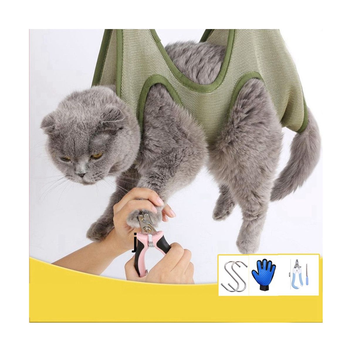Nail Scissors Anti-Scratch Bite Fixed Bag Bath Trim