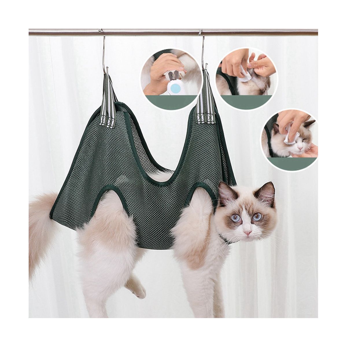 Nail Scissors Anti-Scratch Bite Fixed Bag Bath Trim