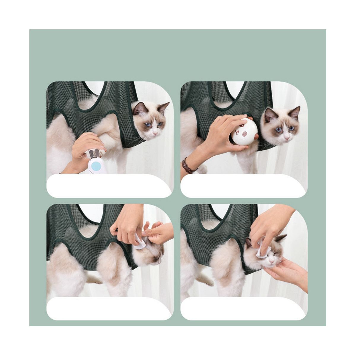 Nail Scissors Anti-Scratch Bite Fixed Bag Bath Trim