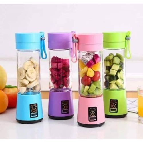 Rechargeable Fruit Blender - 6 Blades Portable Juicer Mixer