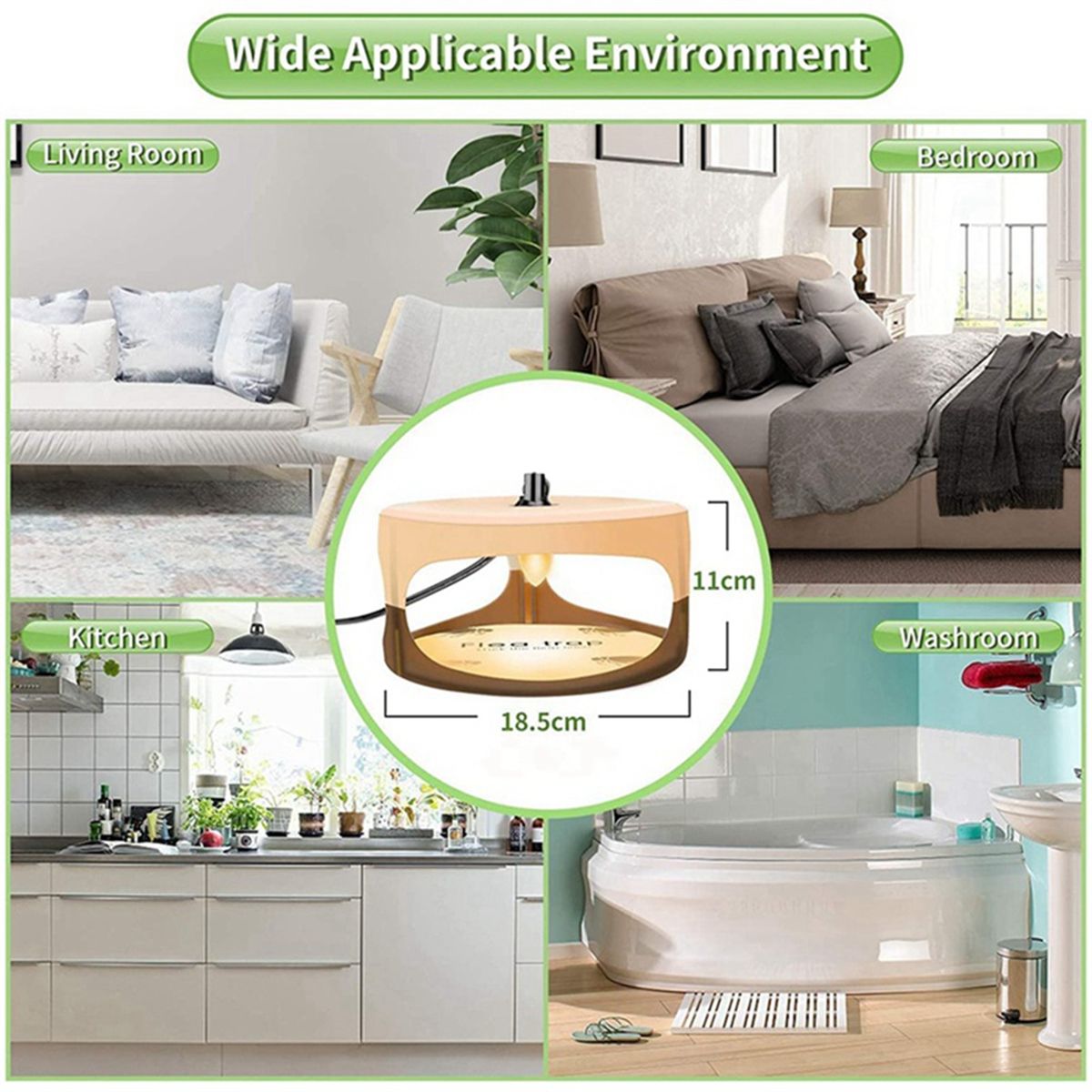 Fleas Traps for Inside Home,Flea Light Trap(US Plug)