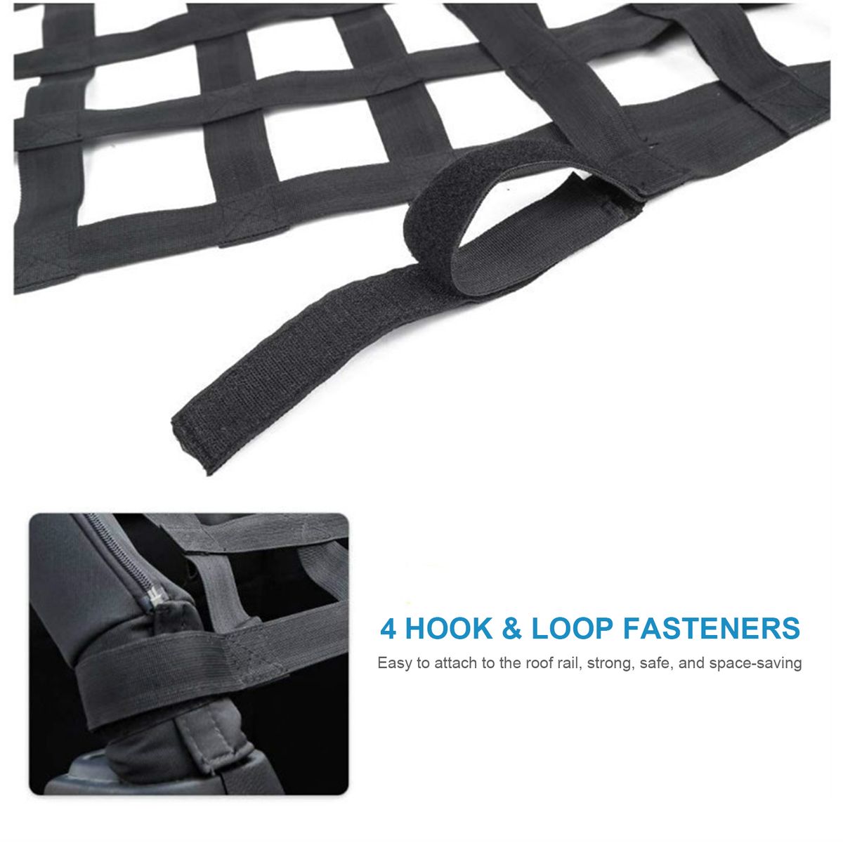 Auto Roof Net Hammock Mesh Cargo Net Cargo Safety Net