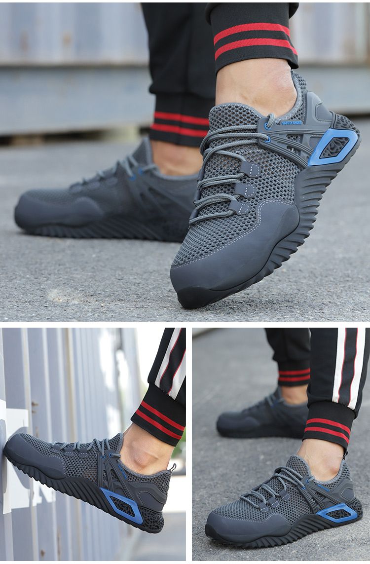 Breathable Safety Shoes For Men Steel Toe Cap Work Shoes