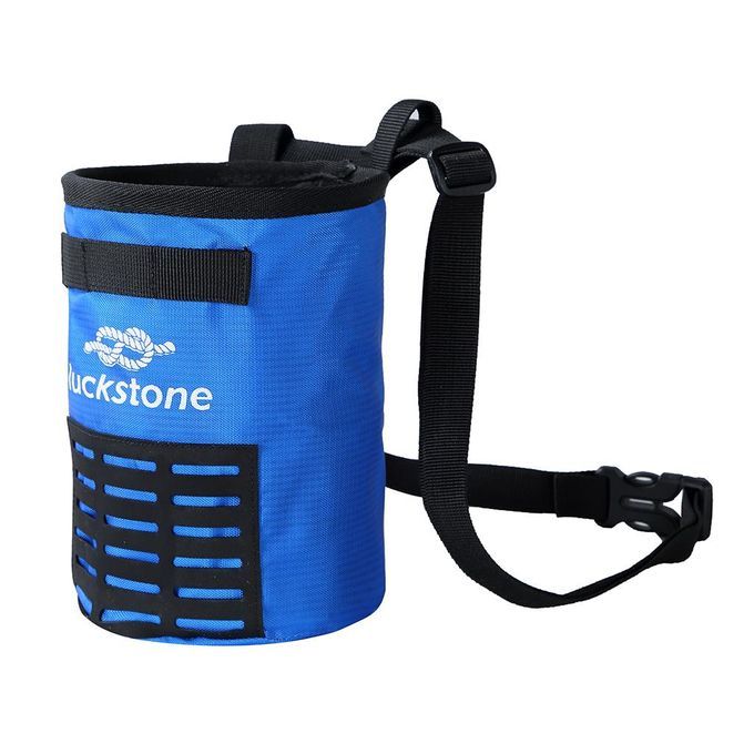 Chalk Bag Pouch For Climbing Bouldering Bouldering Weightlifting Blue