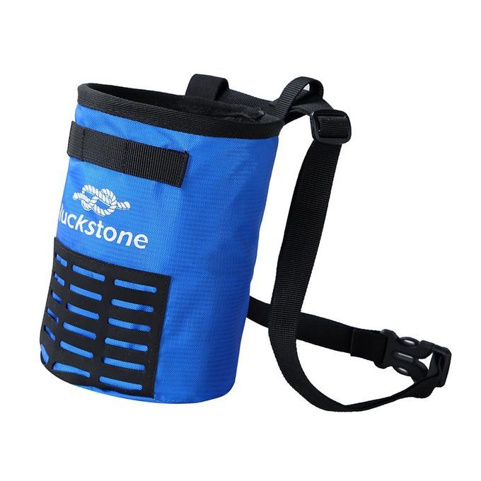 Chalk Bag Pouch For Climbing Bouldering Bouldering Weightlifting Blue