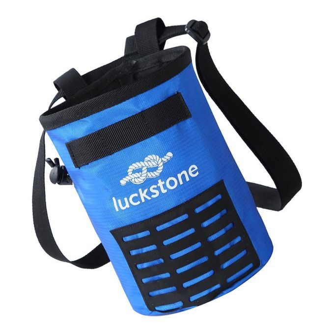 Chalk Bag Pouch For Climbing Bouldering Bouldering Weightlifting Blue