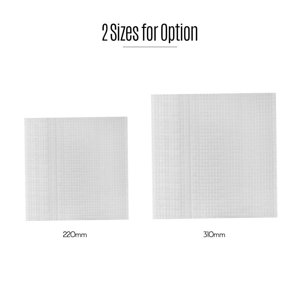 2pcs 220*220mm Heated Bed Foam Foil Insulation Cotton Self-Adhesive Hot Bed Heat Insulation Mat Sticker for Creality Ender 3 Ender 5 Anet A8 A6 Tronxy XY-2 3D Printer