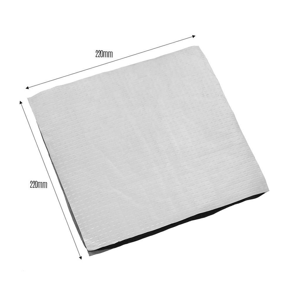 2pcs 220*220mm Heated Bed Foam Foil Insulation Cotton Self-Adhesive Hot Bed Heat Insulation Mat Sticker for Creality Ender 3 Ender 5 Anet A8 A6 Tronxy XY-2 3D Printer