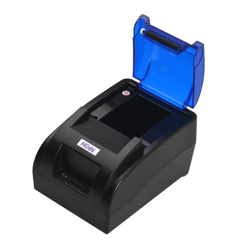 HOIN Portable 58mm Thermal Receipt Printer with BT & USB Interface High Speed Bill Ticket Clear Printing Compatible with ESC/POS Commands Set for Supermarket Store Shop Business Support for Windows//Linux/Android/iOS