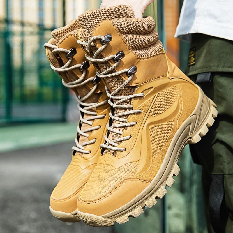 Combat Army Boots Militares High Top Men Shoes