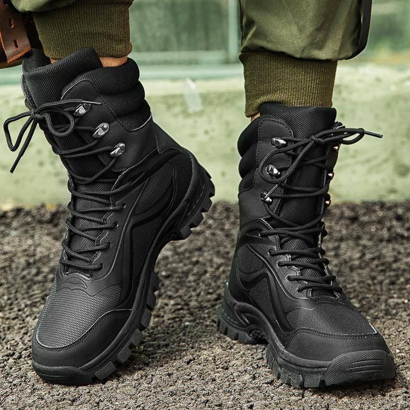 Combat Army Boots Militares High Top Men Shoes