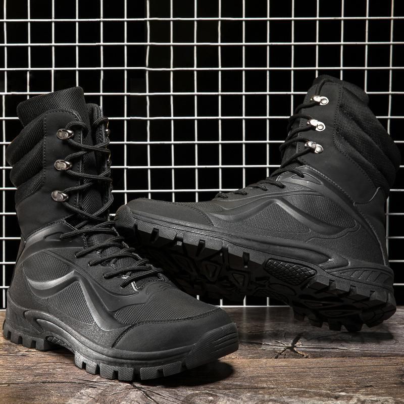 Combat Army Boots Militares High Top Men Shoes