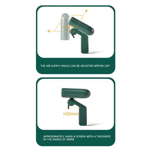 Computer Clip Screen Desktop Fan Green