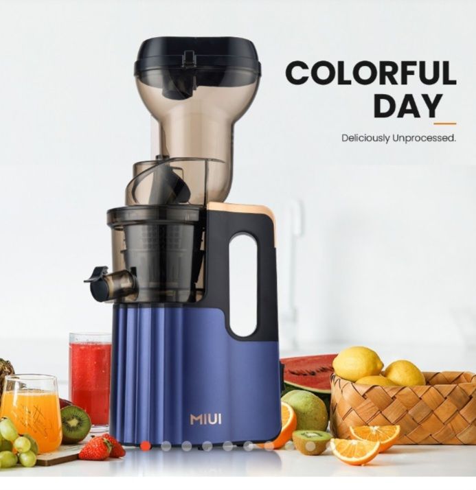MIUI Slow Juicer & Screw Cold Press Juice Extractor