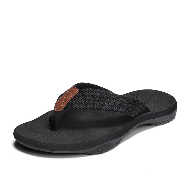 High Quality Flip Flops Men Summer Beach Slippers Men Fashion Breathable Casual Men Flip Flops Outdoor Black EU 39-45