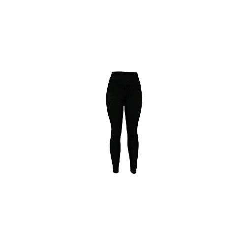Ladies High Waist Thick Leggings- Black