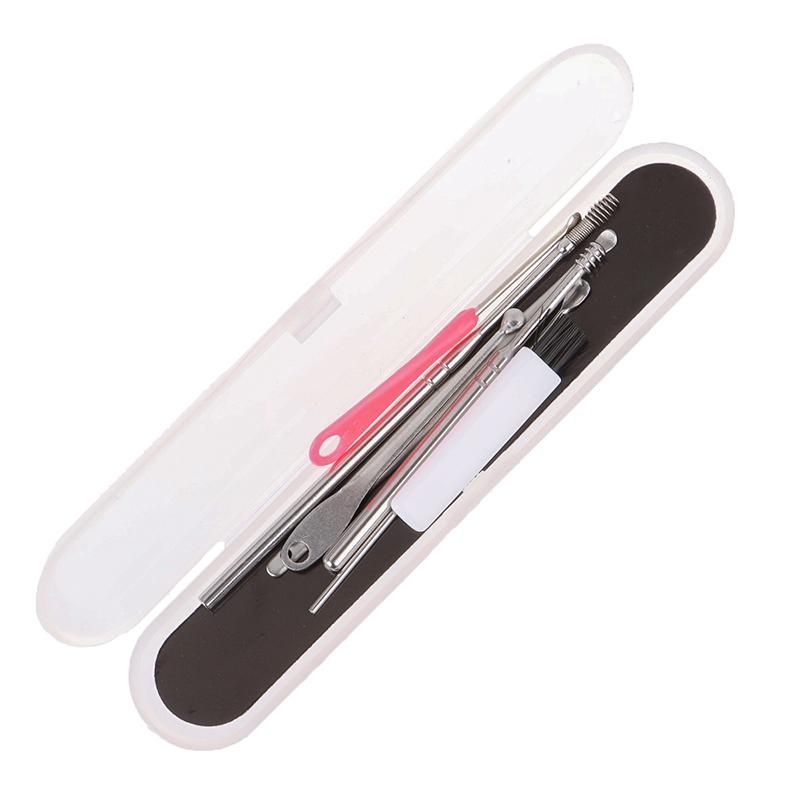 7Pcs Earwax Remover Stainless Steel Earwax Scraper Earwax Cleaning Earwax Spoon Care Earwax Cleaning Tool