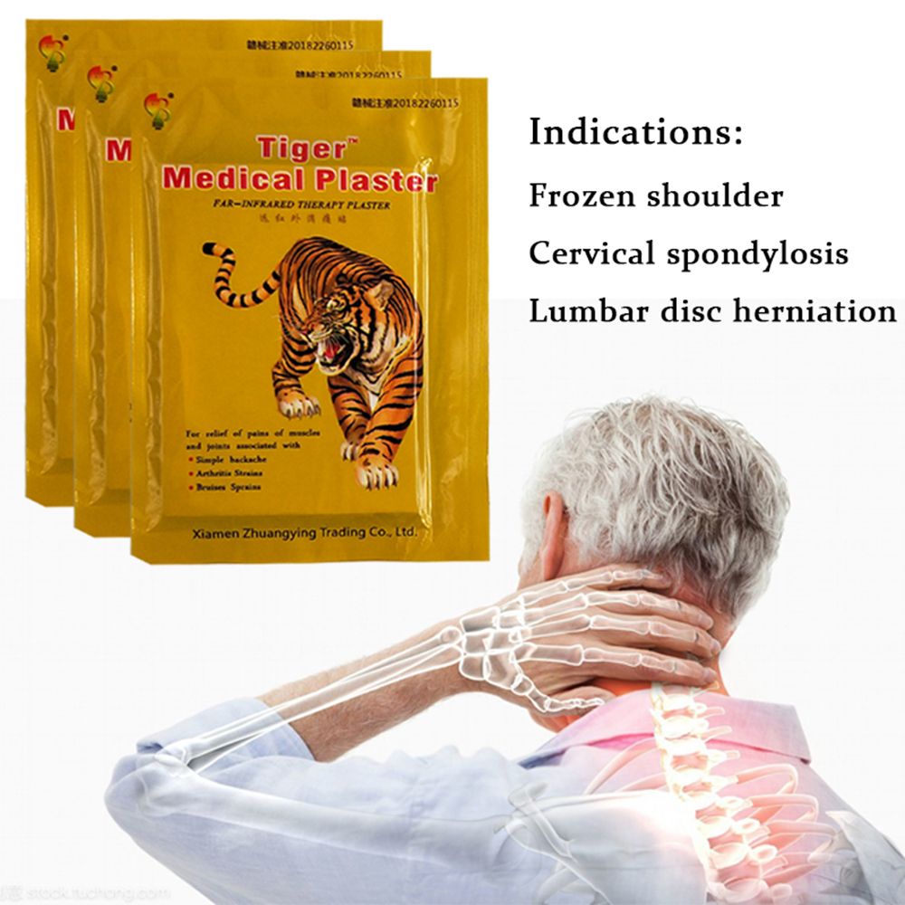8PCS Tiger Oil Plaster Massage Body Care Far Infrared Patch