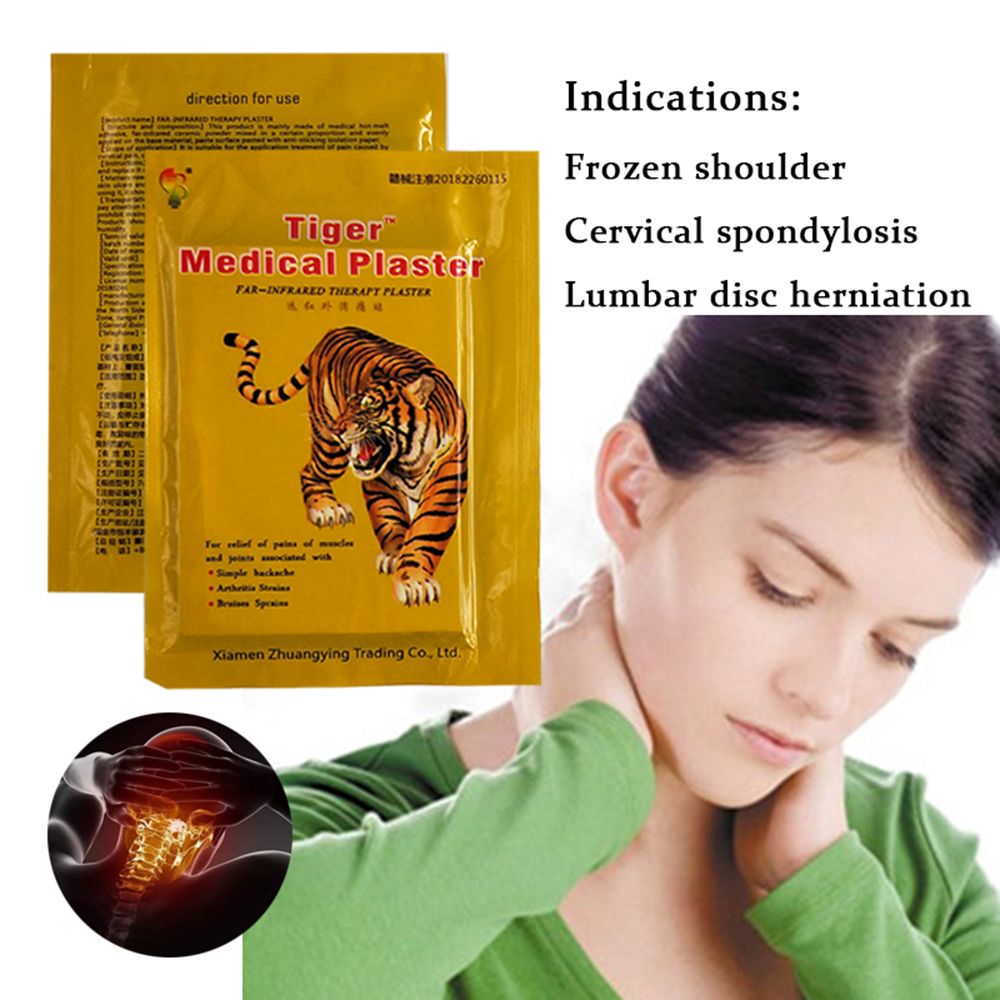 8PCS Tiger Oil Plaster Massage Body Care Far Infrared Patch