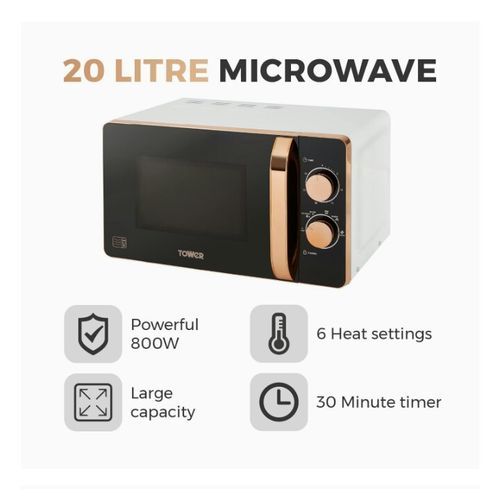 20L Manual Solo Microwave Oven - 800W