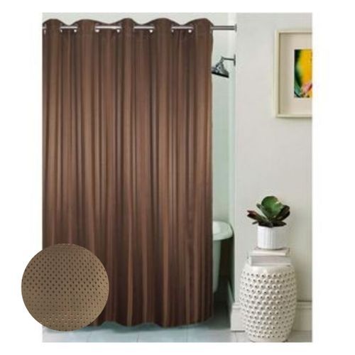 Bathroom Shower Curtain (Brown)
