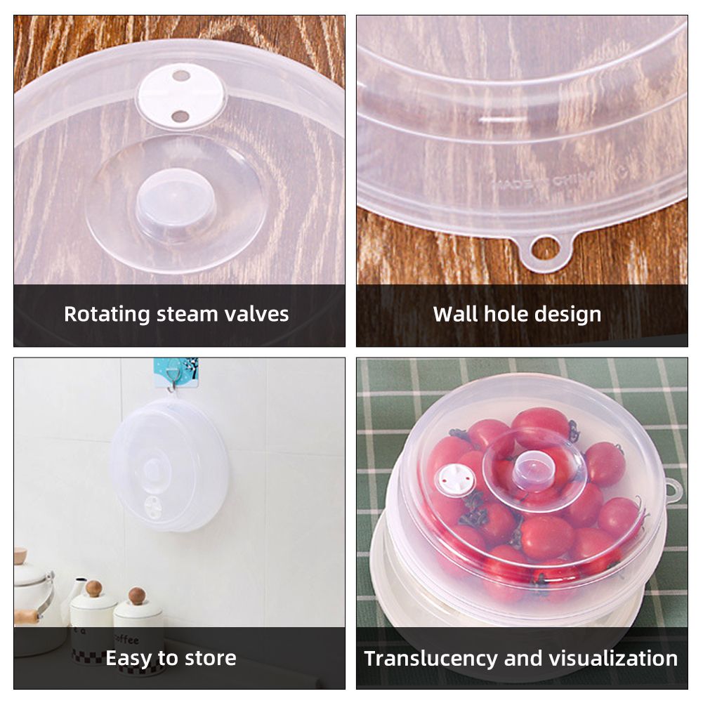 Microwave Oven Splash Guard 2 Pcs Microwave Cover 23*5.5cm /