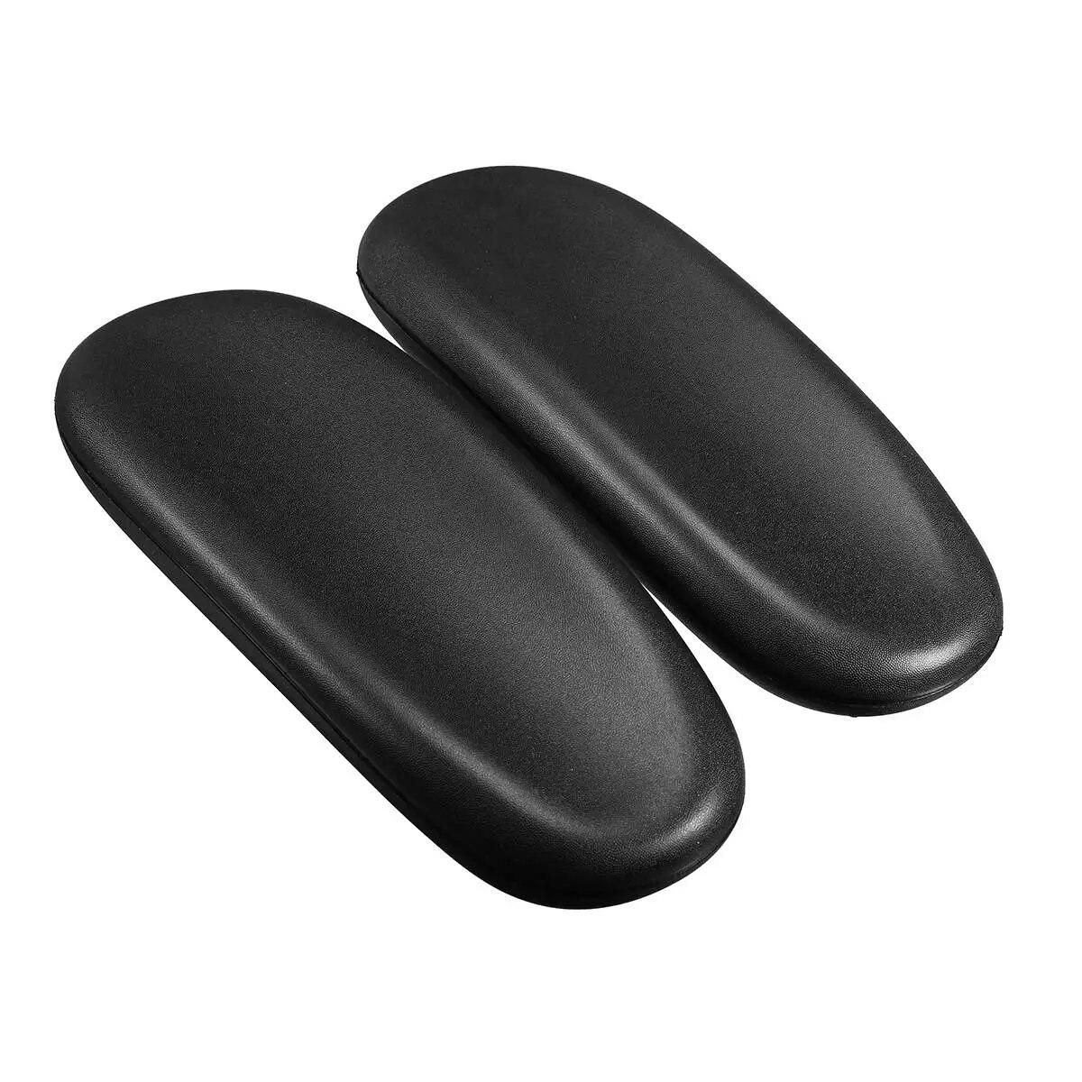2pcs Chair Armrest Pad Replacement Office Chair Parts Support Arm Cushion Pads 25x9.8x3.6cm