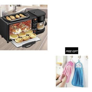Multifunction 3 In 1 Breakfast Maker And Free Kitchen Towel