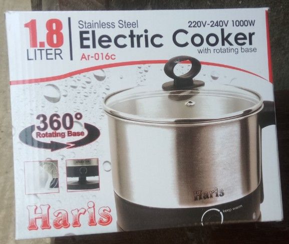 1.8L Mini Stainless Electric Cooking Pot Noodles Cooker