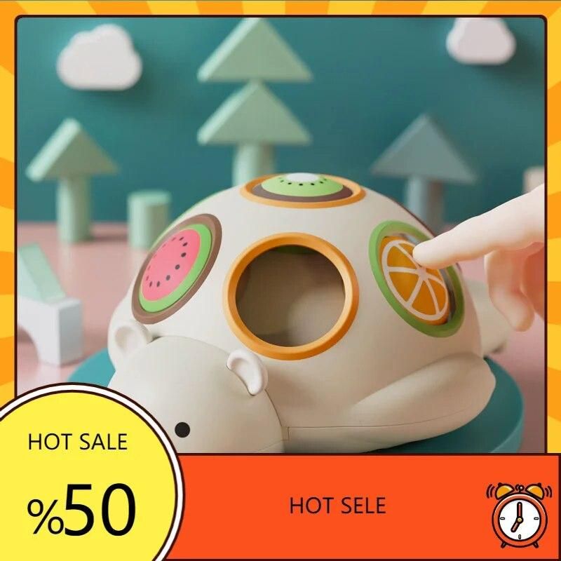 Baby Decompression Puzzle Toys Cartoon Bear Finger Press Pick A Hole Ball Finger Grasp Training Toys Kids Education Toy Baby Toy