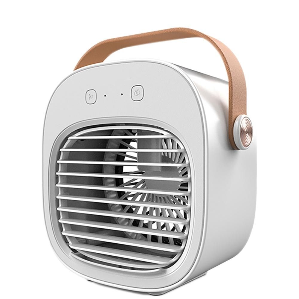 Portable Mini Air Conditioner Desktop Fan Cooler Humidifier Purifier for Room Office Home Living Room Bedroom C