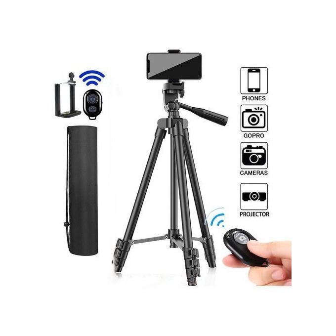 Suitable For Mobile Phone/camera/ring Light/metal Tripod