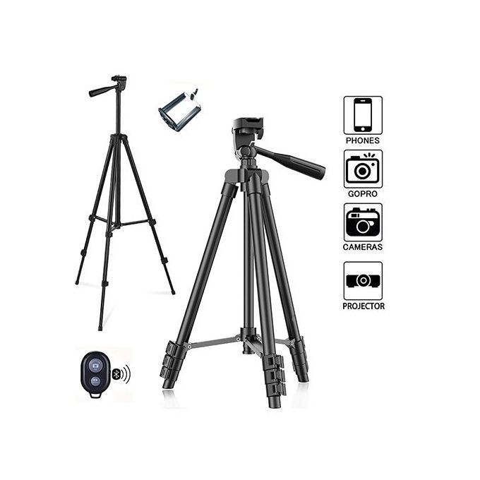 Suitable For Mobile Phone/camera/ring Light/metal Tripod