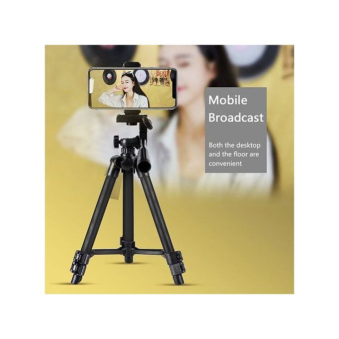 Suitable For Mobile Phone/camera/ring Light/metal Tripod