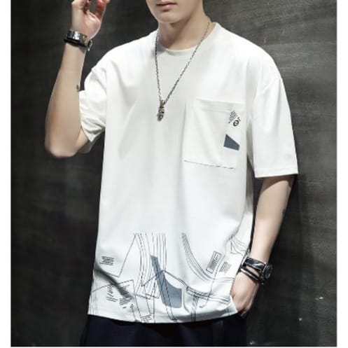 2-in-1 Pocket T-shirts - Black&White