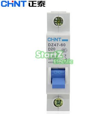 CHNT Motor Protection Circuit Breaker D Type DZ47-D 1P 1A