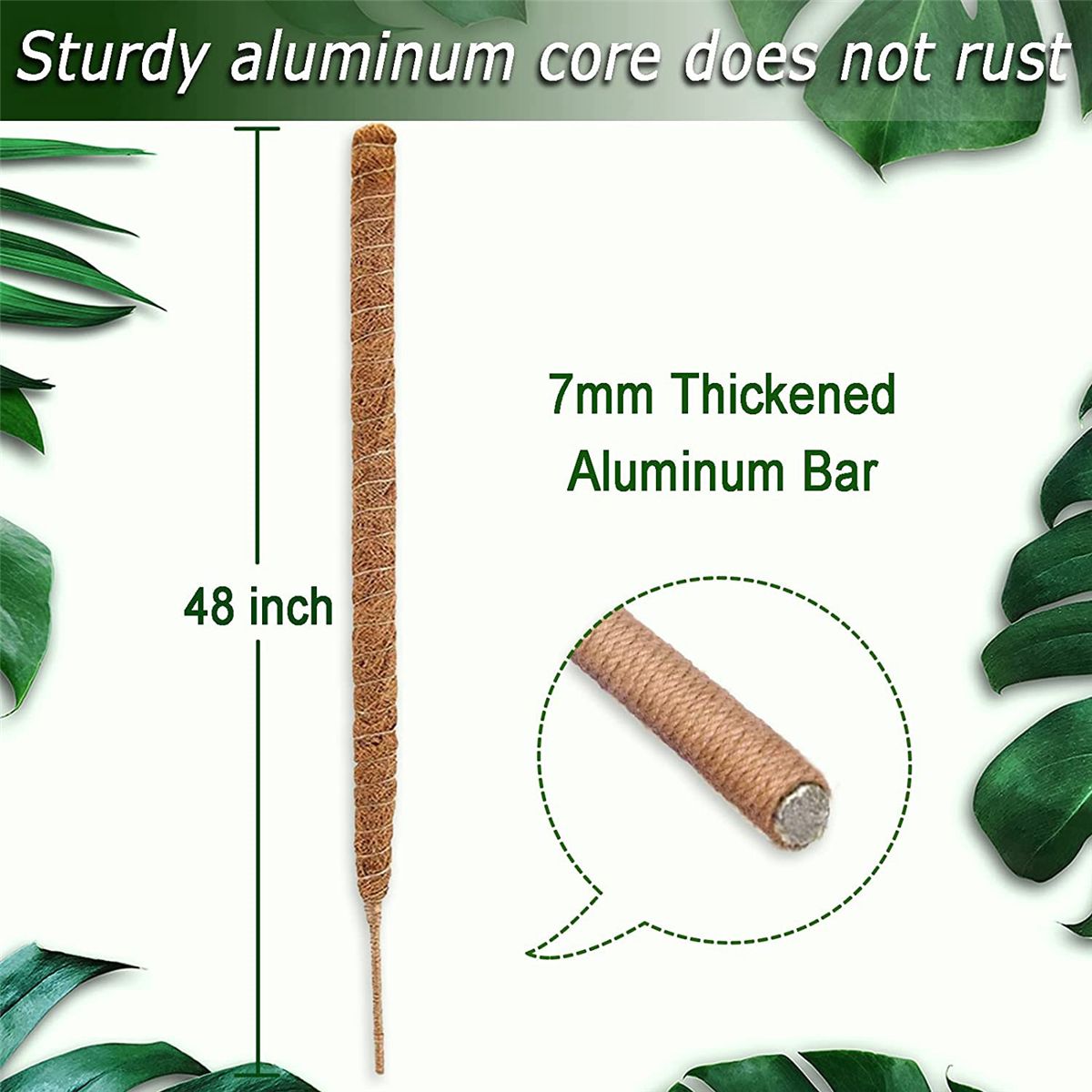 Bendable  Pole for Plants Monstera Climbing Plants Indoor
