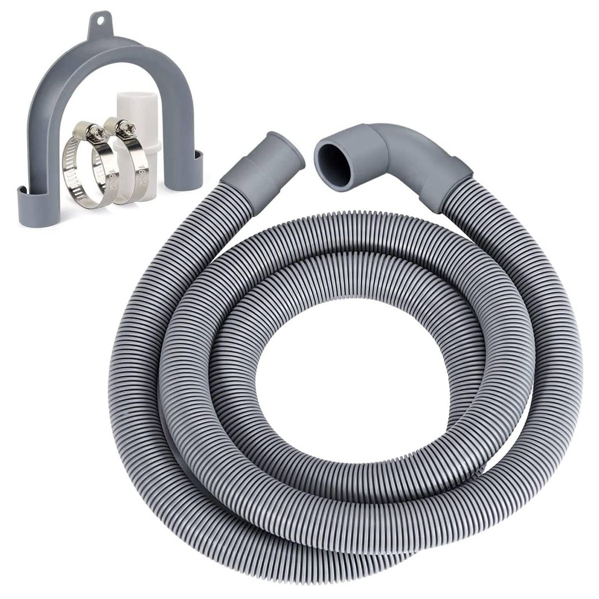 Washing Machine Hose Drain Hose Washing Machine 2.5M Drain Hose Extension for Washing Machines Dishwashers Dryers