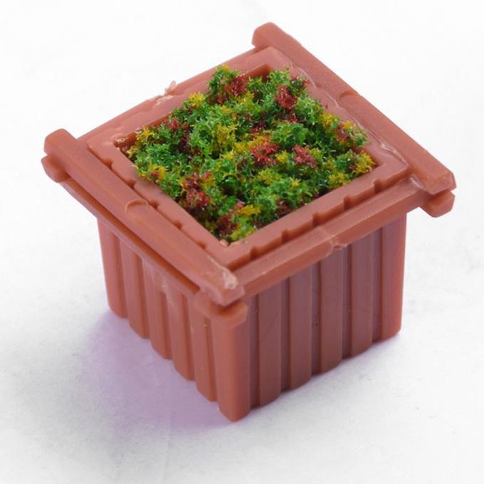5pcs 1100 Square Flower Bed Miniature Landscape For Sand Table