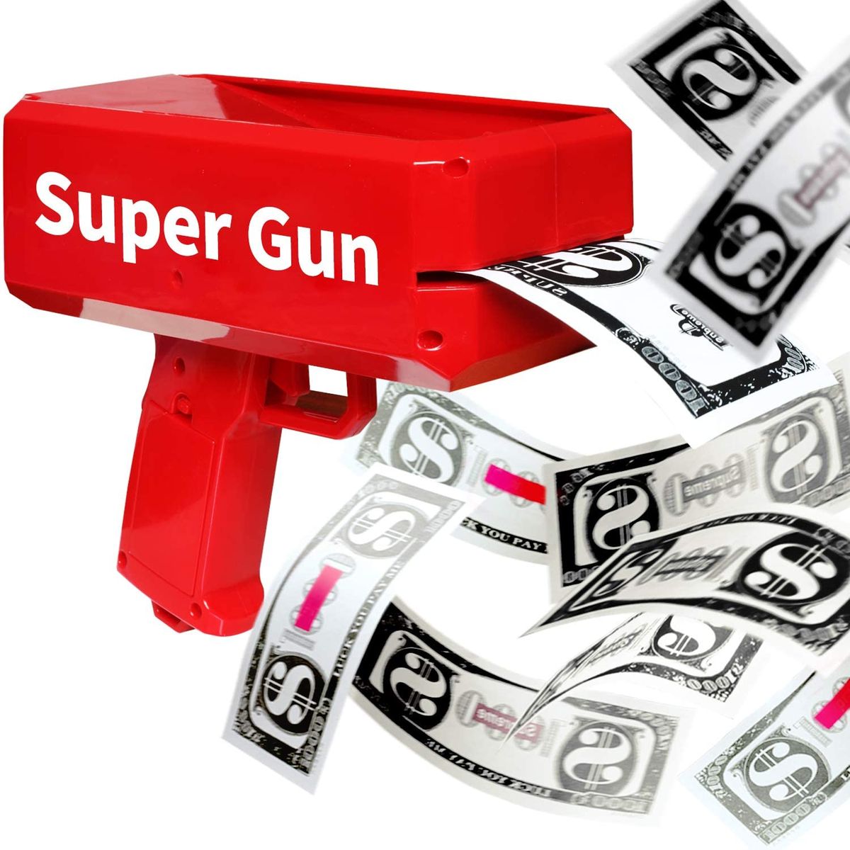 Super Gun Party Toy Money Spraying Gun