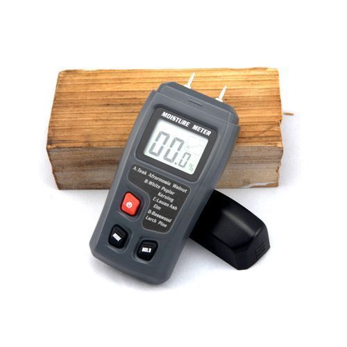 Two Pins Digital Wood Moisture Meter Wood Humidity Tester