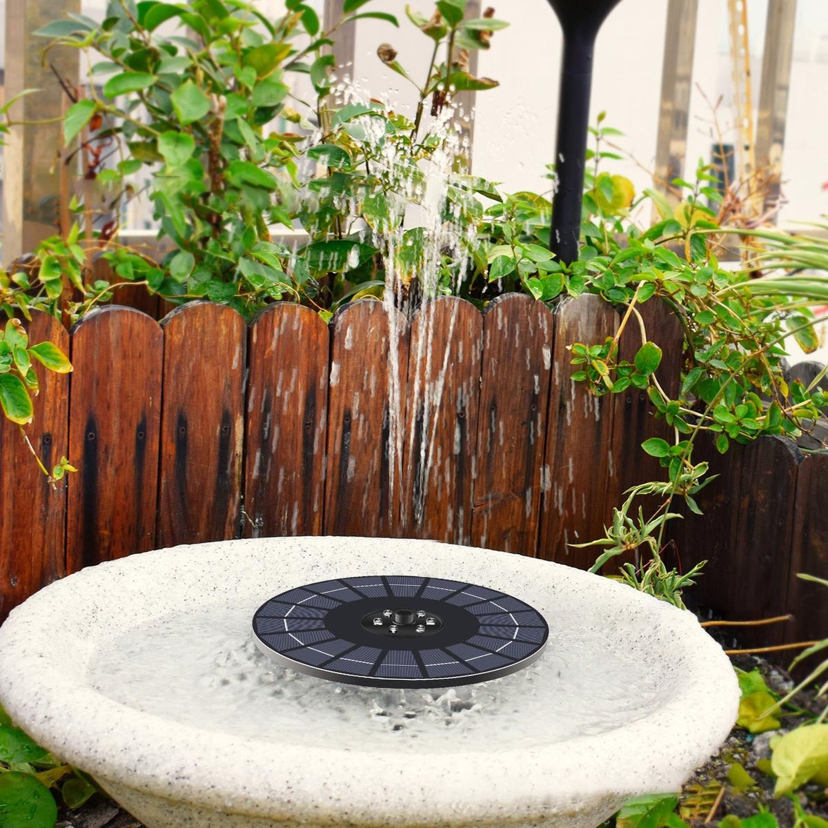 Powered Fountain Bird Bath Garden Pond Fountain