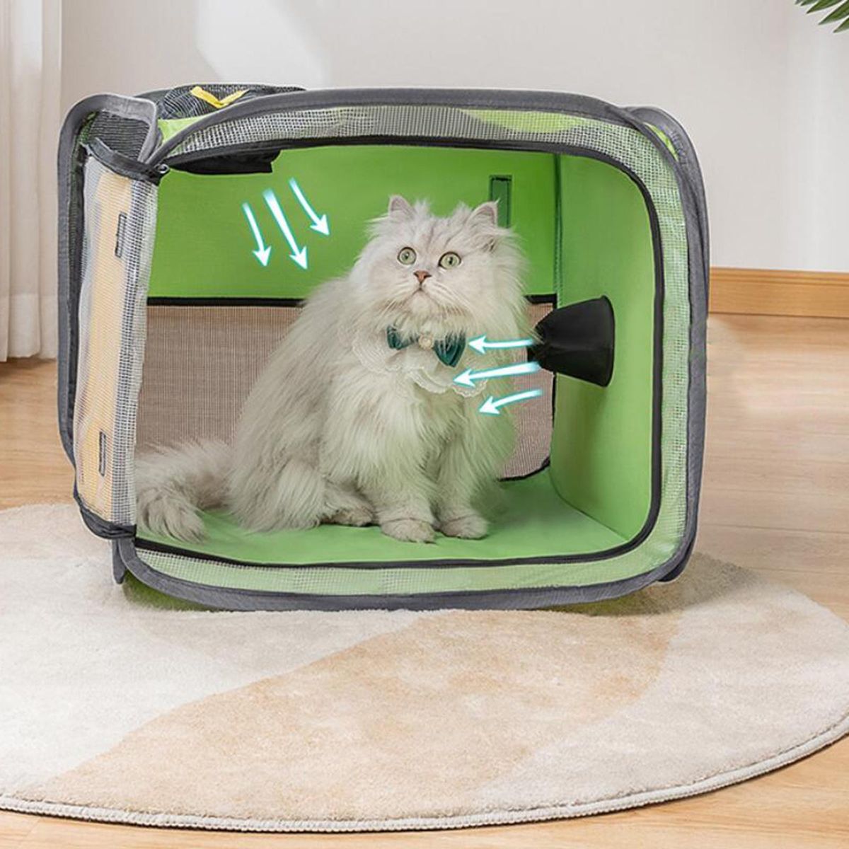 Pet Drying Box Grooming Travel Bags Shower Kitty Cats Dogs