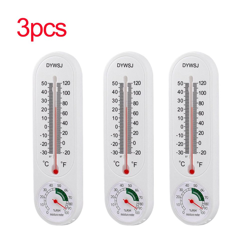 3/2/1pcs Wall Hanging Thermometer For Indoor Outdoor Home