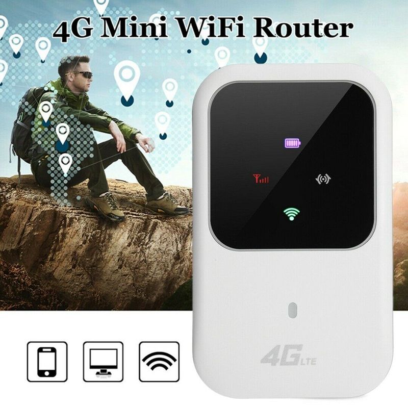 Portable 4G LTE Wifi Router 150Mbps Mobile Modem For Car
