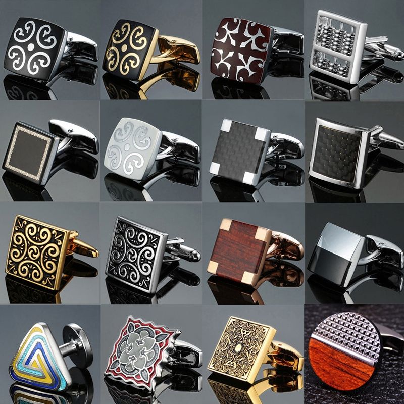 2 Pairs Shirt Br Cufflinks