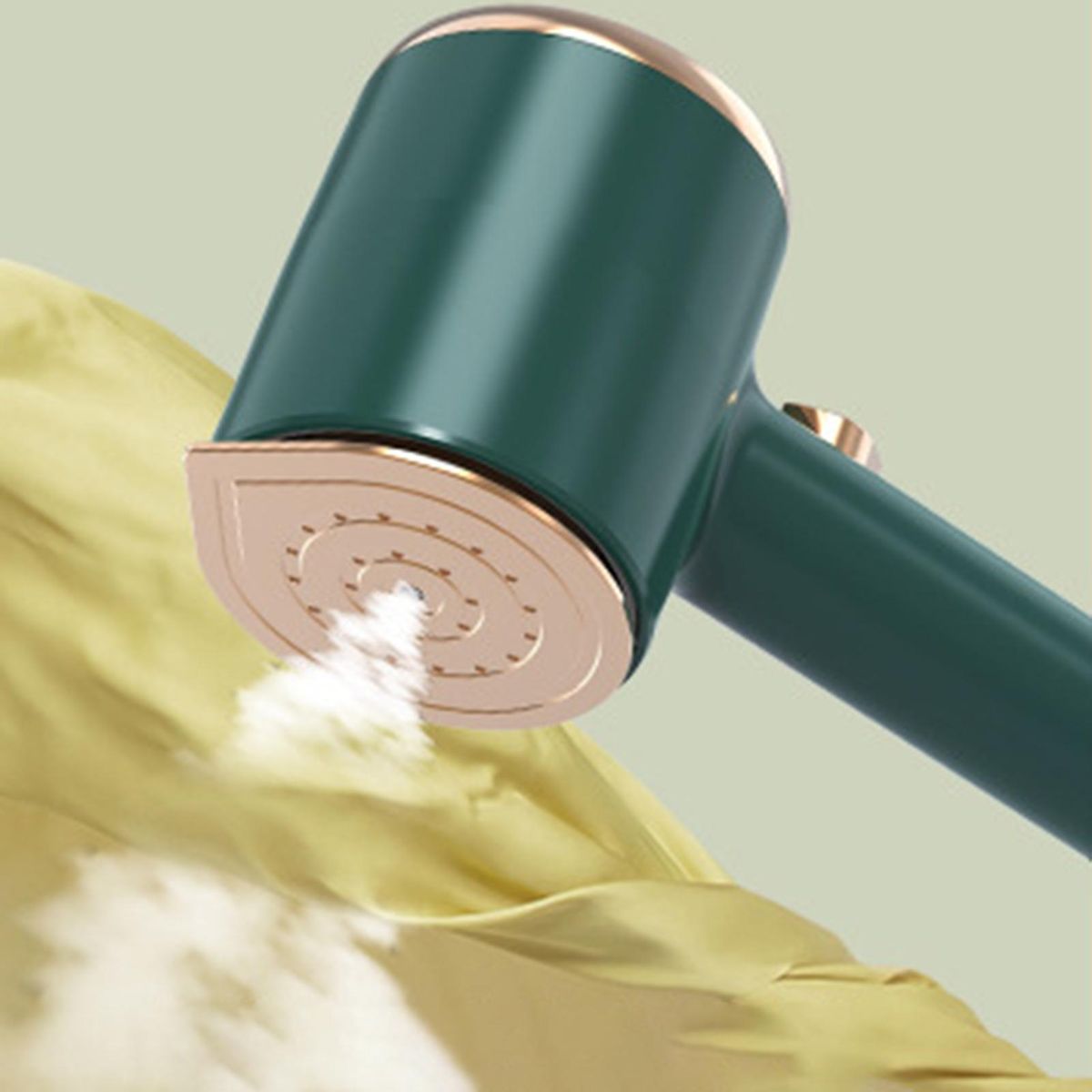Garment Steamer Travel Steamer Iron with Visible Water Tank Portable Green