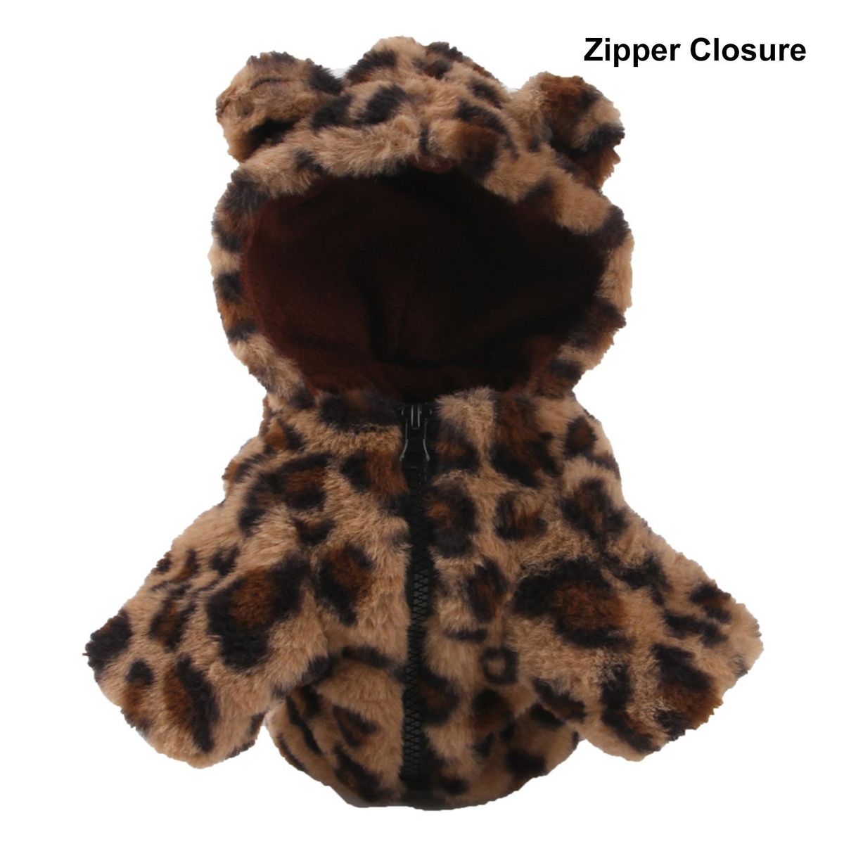Dog Hoodie Puppy Two-legged Hoodie Thermal Coat Coffee