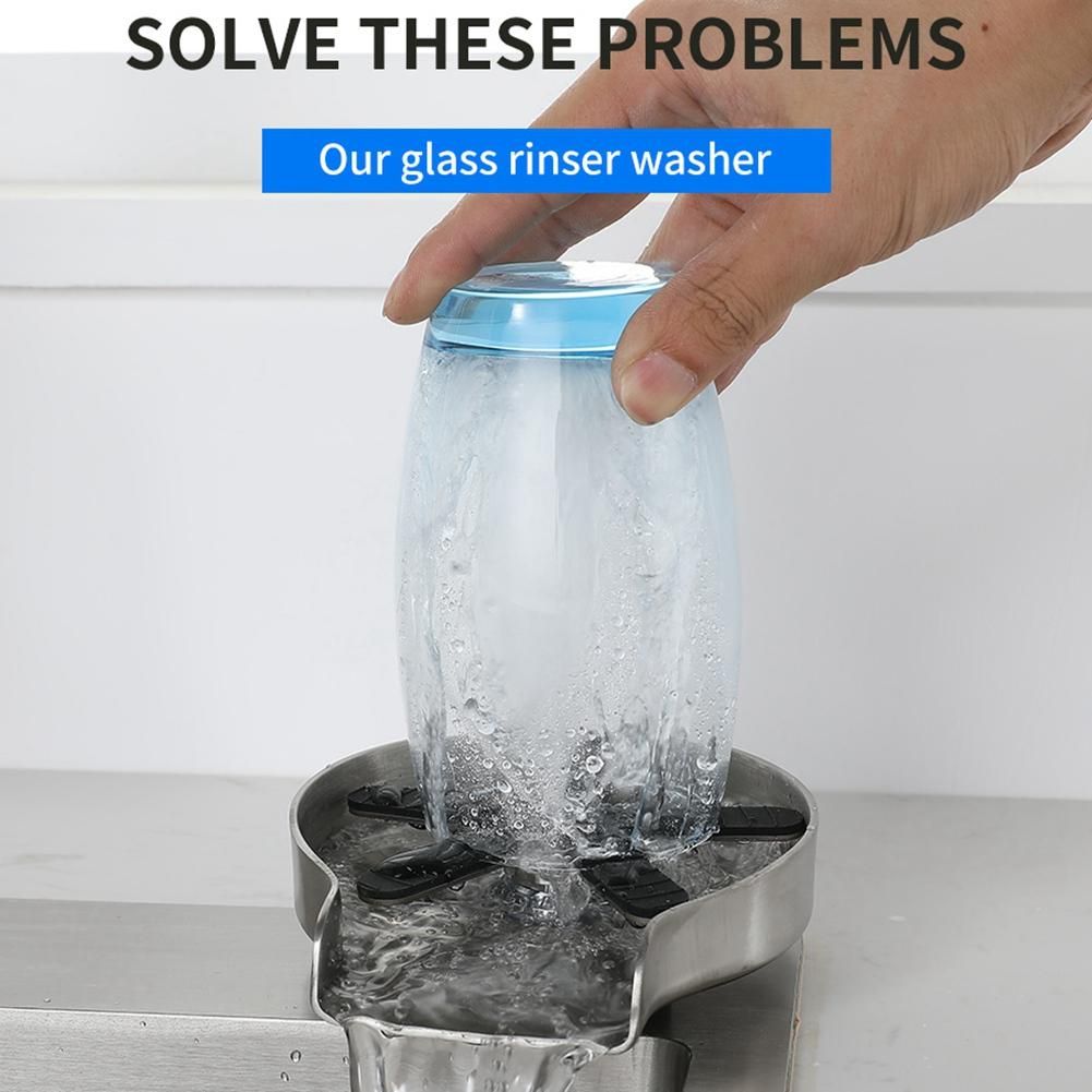 Faucet Glass Rinser,Washer Bar Rinser Automatic Cup Kitchen